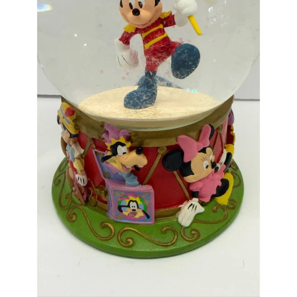 Disney Mickey Mouse 75th Anniversary Snow Globe w/ Characters - Used - Very Good